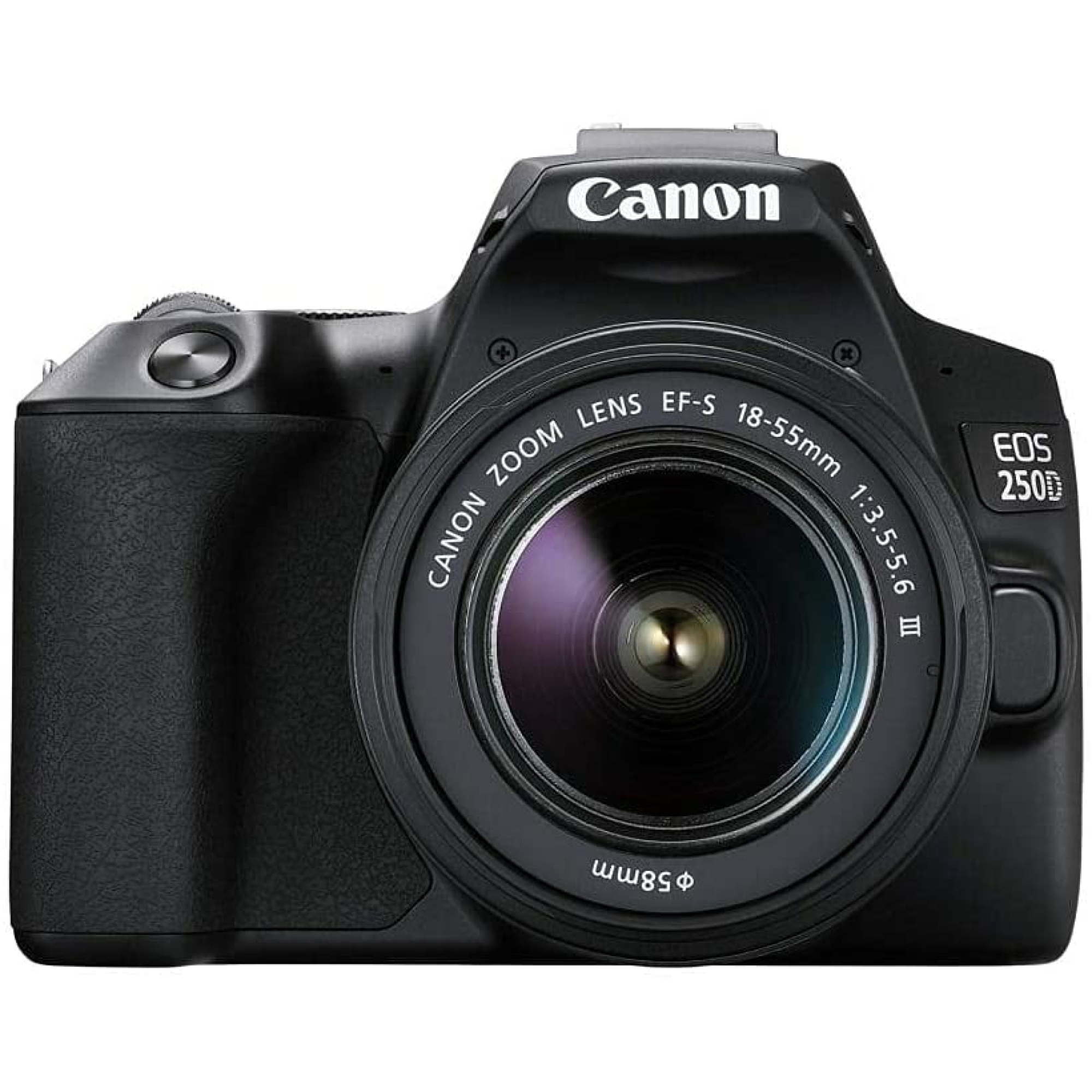 canon eos 250d dslr camera with 18 55 lens