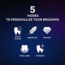 5 modes to personalize your brushing