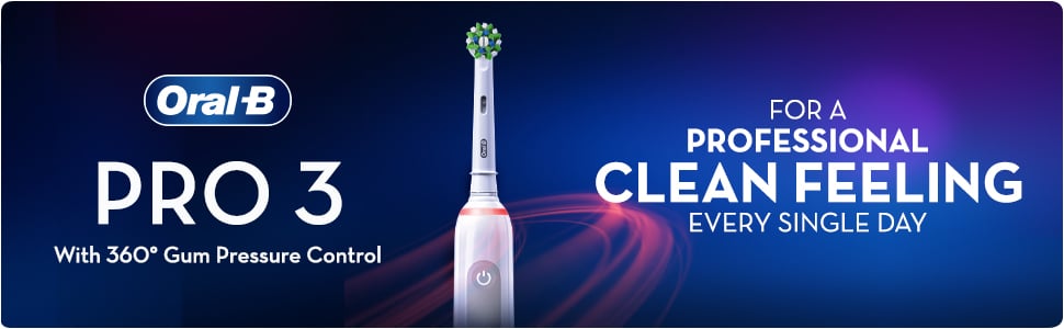 Oral B Pro 3 - 3000 3D Action Deep Clean Rechargeable Toothbrush