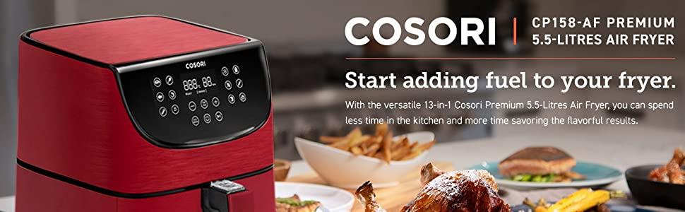 The Ultimate Cosori Air Fryer Cookbook: Vibrant, Fast and Easy Recipes  Tailored for the New Cosori Premium Air Fryer (Paperback)