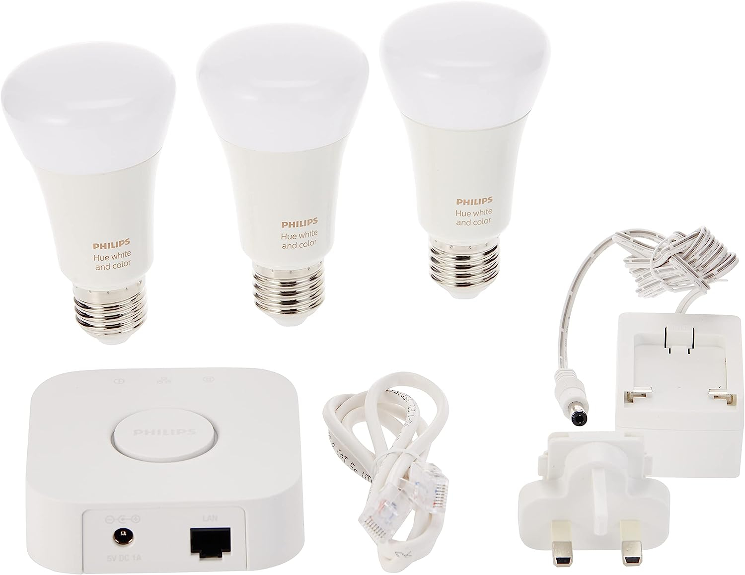 Philips Hue White And Colour Ambiance Starter Kit + 1 White And Colour ...