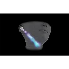 Detects speech vibrations to enhance clarity