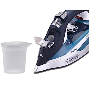 Black & Decker 2400W Steam Iron With Ceramic Soleplate, Blue - X2150-B5 