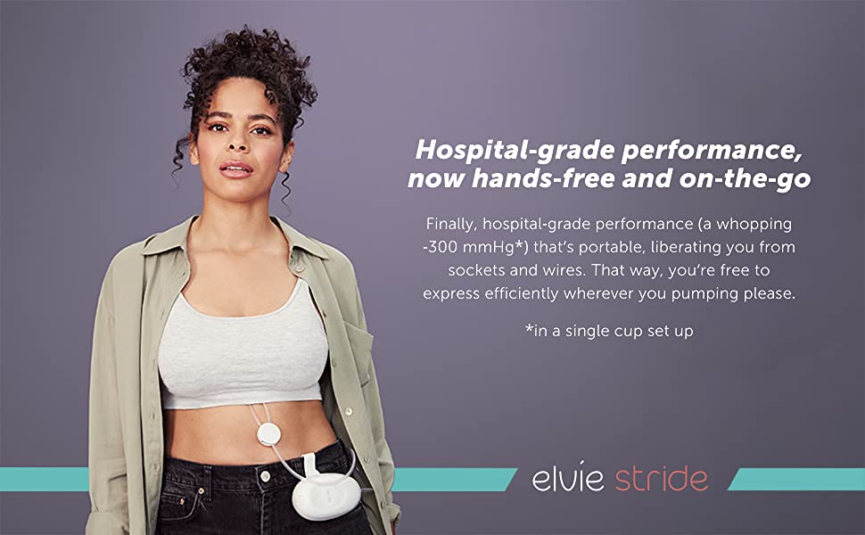 Elvie Stride Double electric breast pump hospital grade