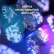Gentle micro-vibrating bristles