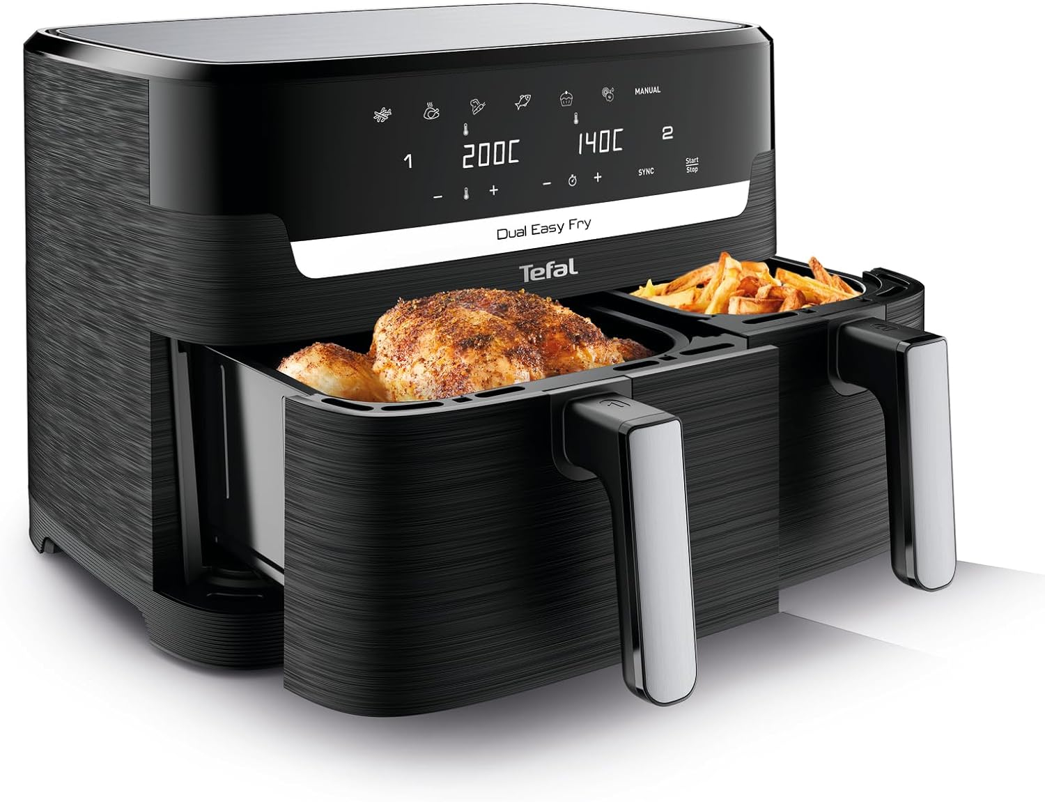 SdreMelo 240 Fogli Carta Da Forno Per Airfryer Tefal/Moulinex 8.3L Dual 5.3L 3.1L – Fodere Antiaderenti Per Friggitrice Ad Aria