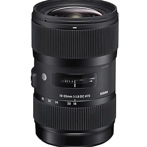 Sigma 18-35mm f/1.8 DC HSM Art Lens for Canon